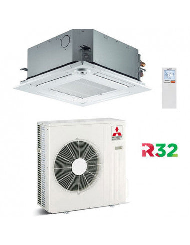 Climatizzatore Condizionatore Mitsubishi Cassetta 4 vie R32 SLZ-M50FA 18000 BTU INVERTER classe A++/A+