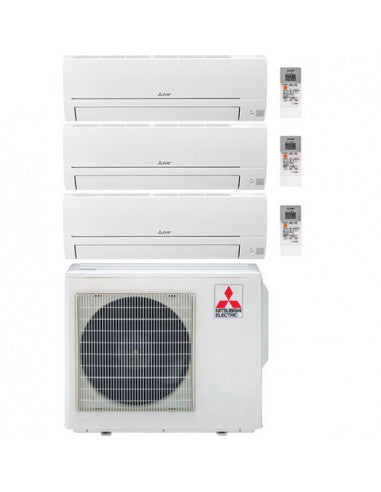 Climatizzatore Condizionatore Mitsubishi MSZ-BT Wifi R32 Trial Split Inverter 7000 + 7000 + 7000 BTU con U.E. MXZ-3F54VF NOVITÁ Classe A+++/A++
