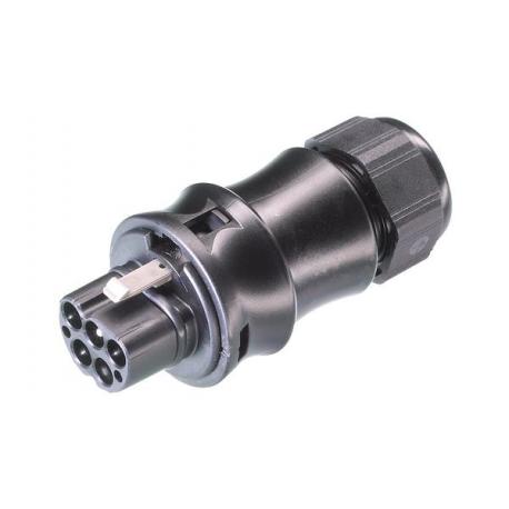 Connettore maschio trifase 3L N PE