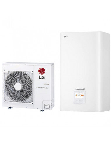 LG THERMA V CON SPLIT R32 Unità esterna HU051MR U44 Unità interna HN091MR NK5 Capacità 5,00 kw (Pompa di calore idronica inverter)