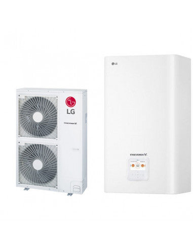 LG THERMA V CON SPLIT Unità esterna HU123MA U33 Unità interna HN1636M NK5 Capacità 12,00 kw (Pompa di calore idronica inverter)