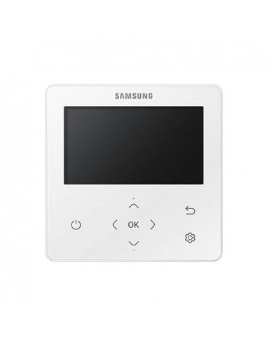 Pompa di calore monoblocco Aria-Acqua R32 Samsung EHS mono unità esterna monofase AE050RXYDEG/EU 5 KW per riscaldamento/raffrescamento compreso di Kit di controllo EHS più comando a filo