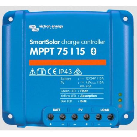 Regolatore di carica solare Smartsolar MPPT 75/15 (12/24V-15A)