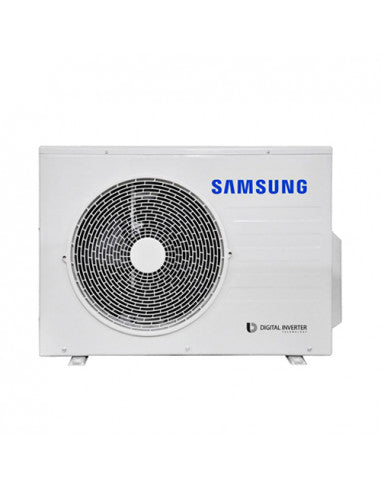 Samsung EHS Split con unità esterna monofase R32 AE090RXEDEG/EU più unità interna ClimateHub AE200RNWSEG/EU capacità 8,7 Kw (Pompa di calore completa di produzione acqua calda sanitaria)